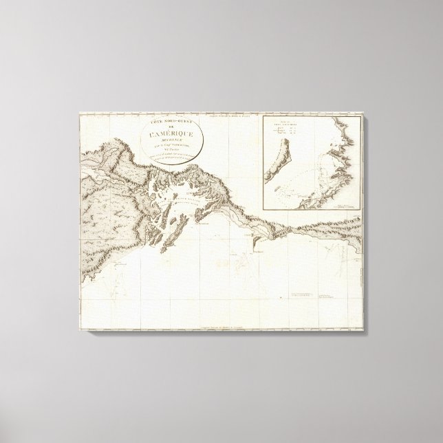 Impressão Em Tela Point Riou to Point Possession Alaska (Frente)