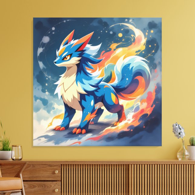 Impressão Em Tela Pokémon und seine Treue Freunde (Insitu(Sala de estar))