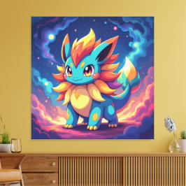 Impressão Em Tela Pokémon und seine Treue Freunde