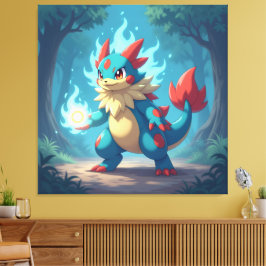 Impressão Em Tela Pokémon und seine Treue Freunde