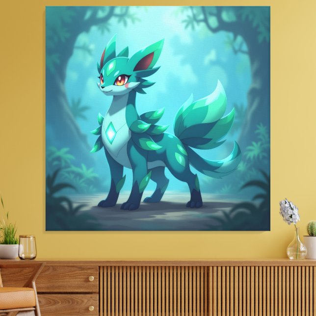 Impressão Em Tela Pokémon und seine Treue Freunde (Insitu(Sala de estar))