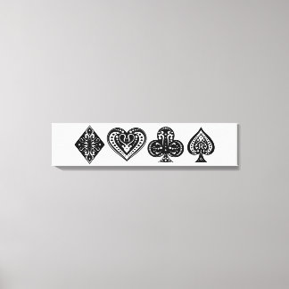 Impressão Em Tela Poker Art