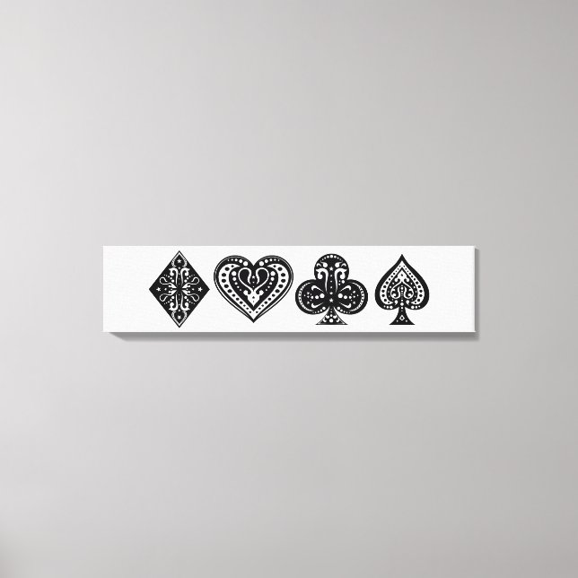 Impressão Em Tela Poker Art (Frente)