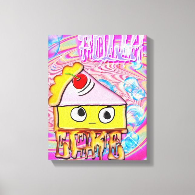 Impressão Em Tela Polly Cake - Tortina - (Frente)
