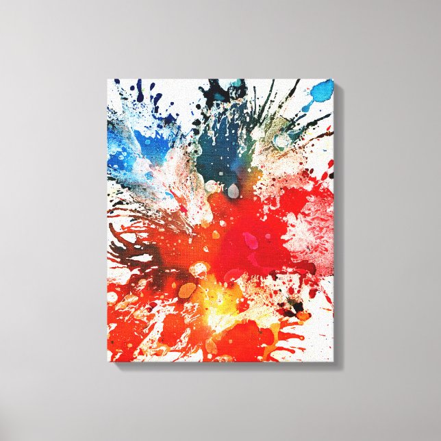 Impressão Em Tela Polocromático nº 16 por Michael Moffa (Frente)