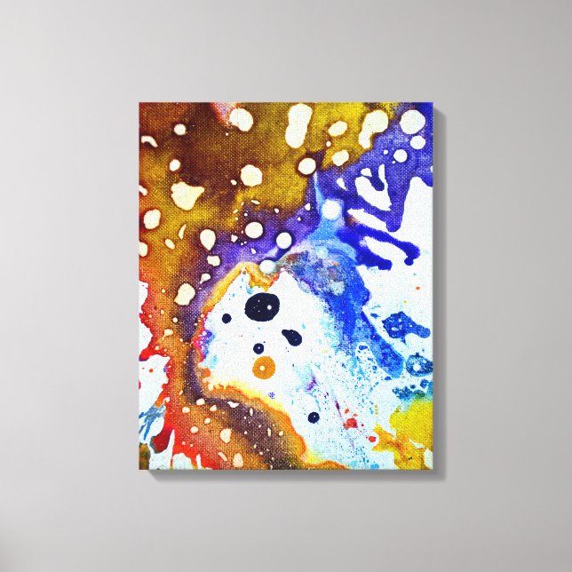 Impressão Em Tela Polocromoptico #1B por Michael Moffa (Frente)