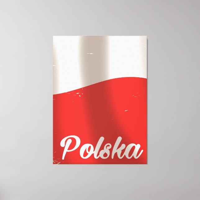 Impressão Em Tela Polska, poster Polônia (Frente)