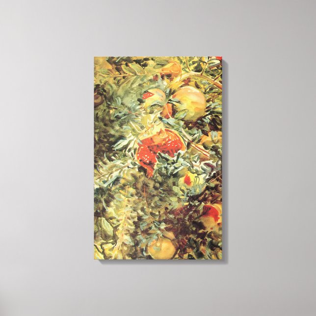 Impressão Em Tela Pomegranatos II por John Singer Sargent (Frente)