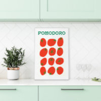 Pomodoro Tomato Italiano Retro Moderno Estilo Vint