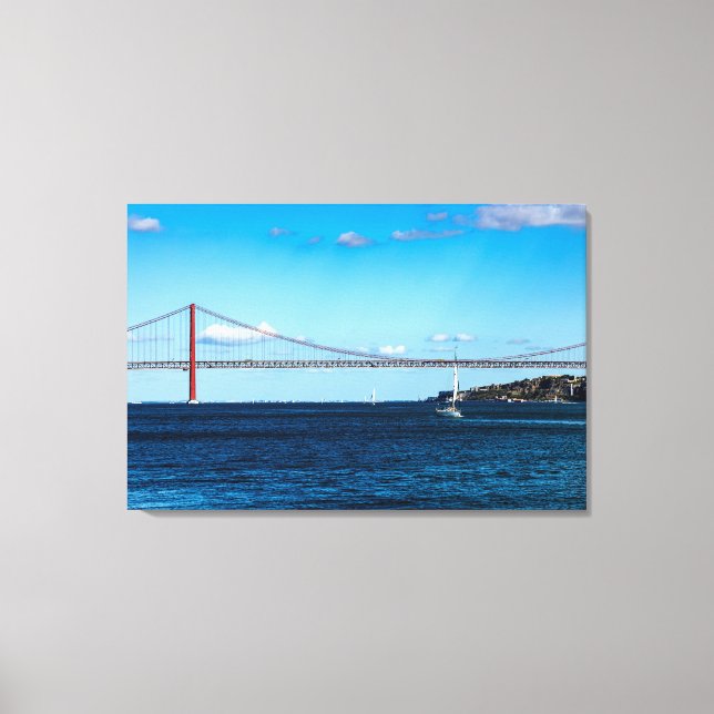 Impressão Em Tela Ponte 25 de abril (Frente)