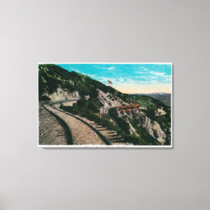 Impressão Em Tela Ponte circular famosa, Mt. LoweMt. Lowe, CA