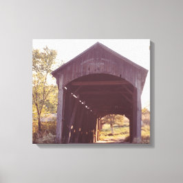 Impressão Em Tela Ponte coberta