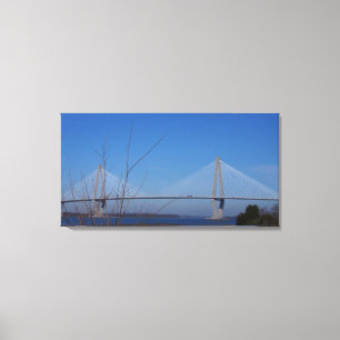 Impressão Em Tela Ponte de Ravenel, Charleston, SC