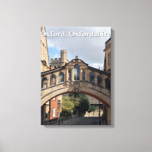 Impressão Em Tela Ponte de Sighs em Oxford