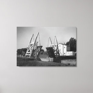 Impressão Em Tela Ponte de Van Gogh, Arles, c.1850-1960