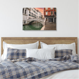 Impressão Em Tela Ponte di Canonica Veneza Itália