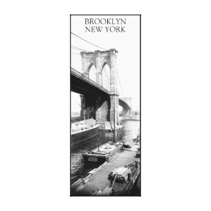 Impressão Em Tela Ponte do Brooklyn - Nova Iorque