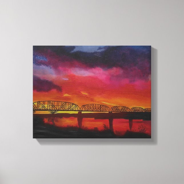 Impressão Em Tela Ponte do comboio de Arizona de Parker (Frente)