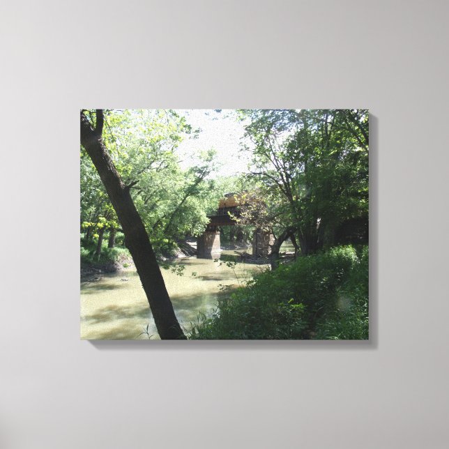 Impressão Em Tela Ponte ferroviária (Frente)