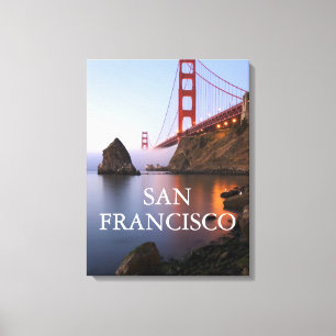 Impressão Em Tela Ponte Golden Gate São Francisco Califórnia