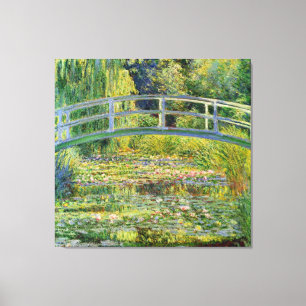 Impressão Em Tela Ponte Japonesa - Claude Monet