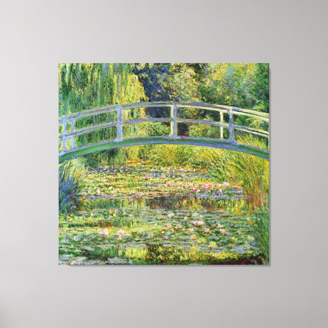 Impressão Em Tela Ponte Japonesa - Claude Monet (Frente)