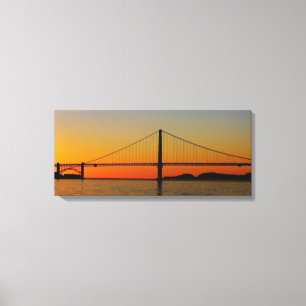 Impressão Em Tela Ponte ouro