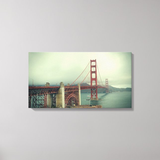 Impressão Em Tela Ponte ouro Gate (Frente)