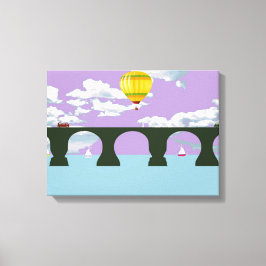 Impressão Em Tela Ponte rubinesca