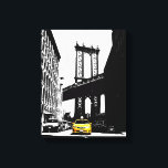 Impressão Em Tela Ponte Yellow Taxi Brooklyn Nyc Nova Iorque Art<br><div class="desc">Pascal Amarela Brooklyn Bridge Nyc Nova Iorque Pop Art Canvas Art Impressão.</div>