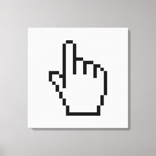 IMPRESSÃO EM TELA PONTEIRO DA MÃO DO COMPUTADOR/CURSOR DO MOUSE