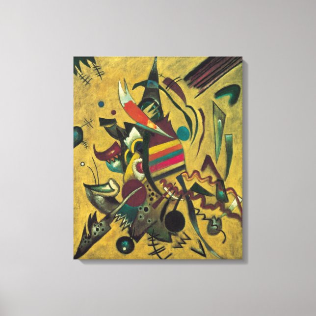 Impressão Em Tela Pontos de Wassily Kandinsky, expressionismo veneno (Frente)