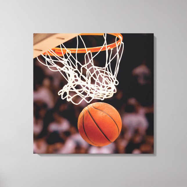 Impressão Em Tela Pontuação de Basquete (Frente)