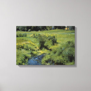 Impressão Em Tela Pool Medfield por Dennis Miller Bunker, Arte Antig