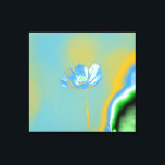 Impressão Em Tela Pop Art Blue Cosmos Flower<br><div class="desc">Pop Art Belo Flor Azul Cosmo</div>