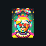 Impressão Em Tela Pop de Arte Colorida do Espaço<br><div class="desc">Uma pessoa de espaço colorida e única.</div>