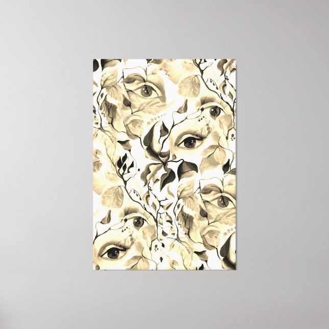 Impressão Em Tela Pop de Arte Feminina Sensual Surrealismo (Frente)