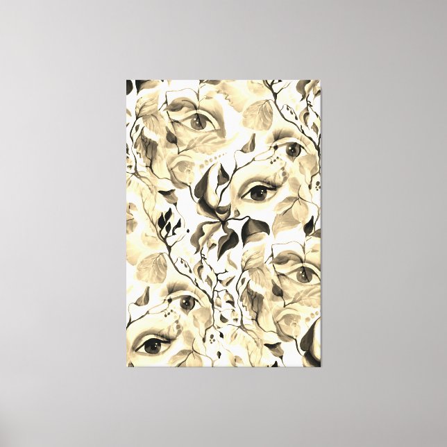 Impressão Em Tela Pop de Arte Feminina Sensual Surrealismo (Frente)