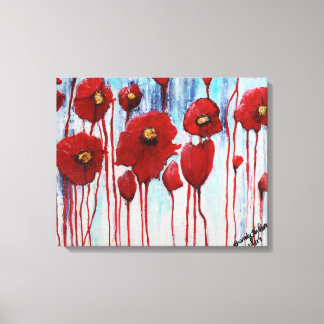 Impressão Em Tela Poppies no inverno