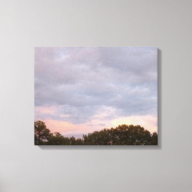 Impressão Em Tela Pôr do sol após a tempestade (Frente)