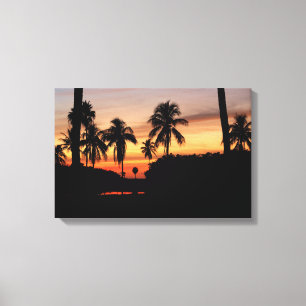 Impressão Em Tela pôr do sol da Flórida