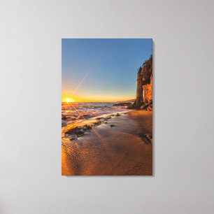 Impressão Em Tela Pôr do sol na Praia Victoria 2