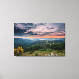 Impressão Em Tela Por do sol no Bierzo