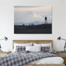 Pôr do sol no Monte Shasta na neve 1