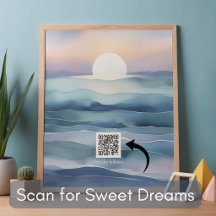 Pôr do Sol no Oceano em Aquarela Sonhadora com Cód