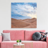 Pôr do Sol Sobre Dunas de Areia em Foto de Textura