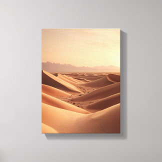 Impressão Em Tela Pôr do Sol Sobre Dunas Infinitas