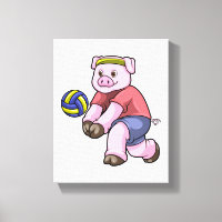 Porco no Esporte com Voleibol