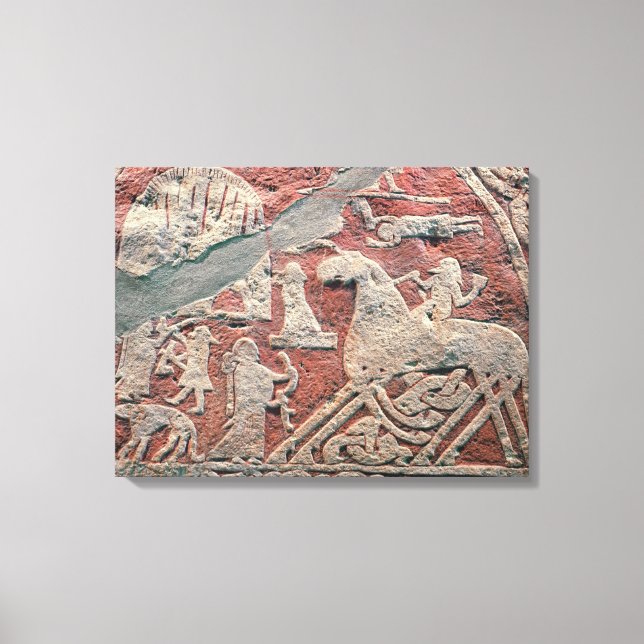 Impressão Em Tela Pormenores dos números que ilustram uma saga (Frente)