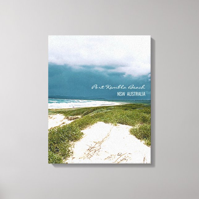 Impressão Em Tela Port Kembla Wollongong Beach NSW (Frente)